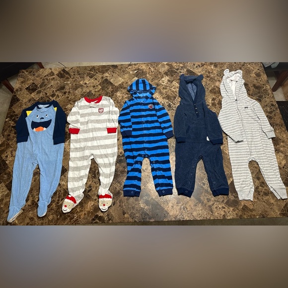 Carter's Other - Carter's Striped and Solid Footies Set
